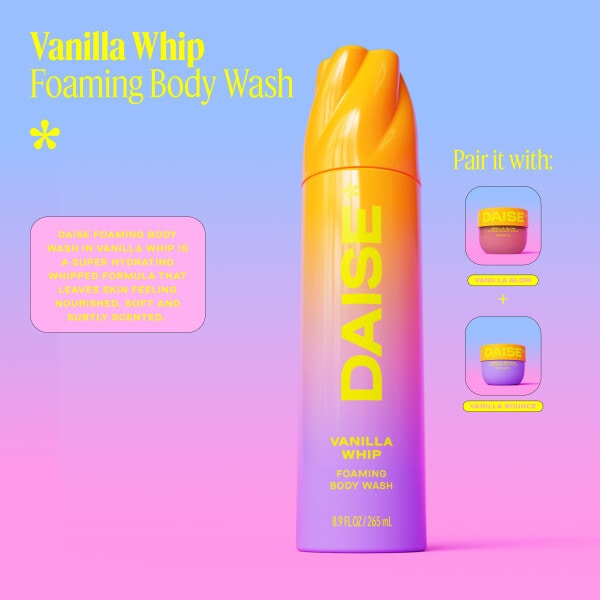 Daise Foaming Body Wash Vanilla 265ml
