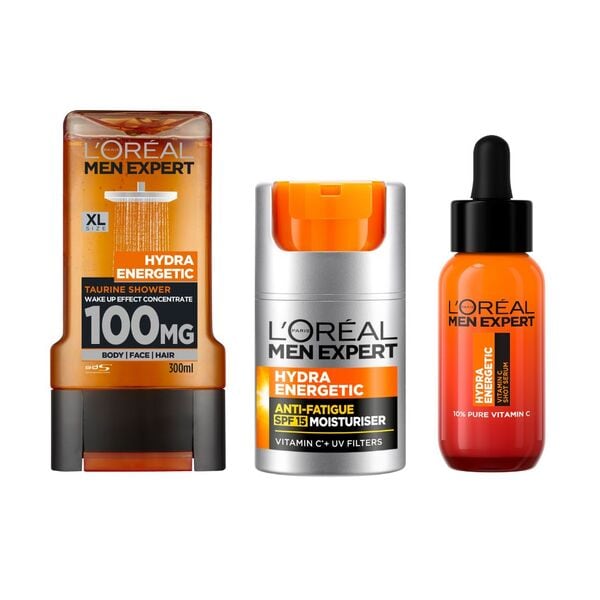 L'Oreal Men Expert Hydra Energetic Skincare & Shower Bundle