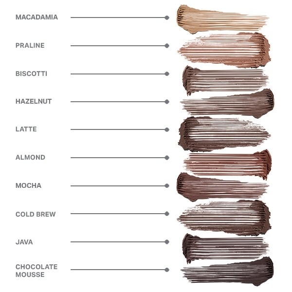 Morphe Brow Tease Fiber-Infused Volumizing Mousse - Almond