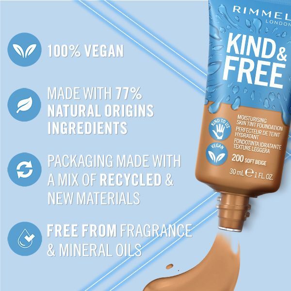 Rimmel Kind & Free Moisturising Foundation Soft Beige