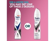 Sure Antiperspirant Deo Aerosol Nonstop Invis Pure 250ml