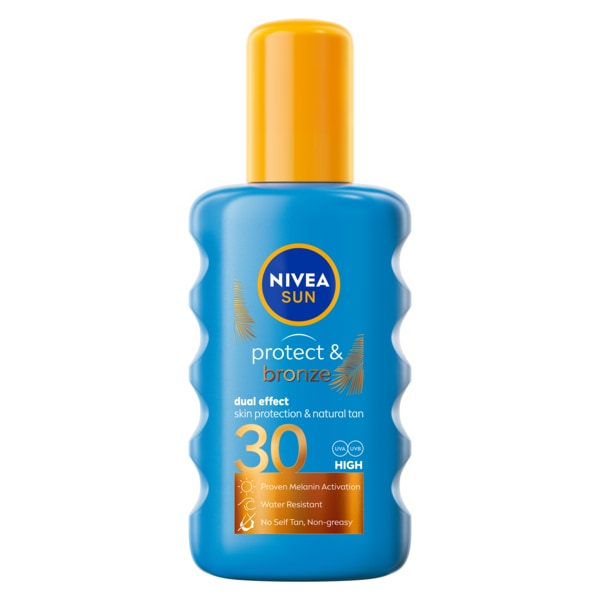 NIVEA SUN Protect & Bronze Tan Activating Sun Spray SPF 30 200ml