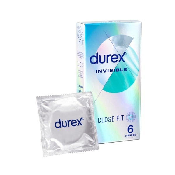 Durex Invisible Extra Sensitive Condoms 6s