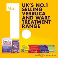 Bazuka Extra Strength Treatment Gel for Verruca & Wart 6g