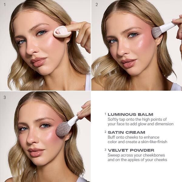 Morphe Cheek Thrills Multi-Finish Face Trio - Honeymoon Suite