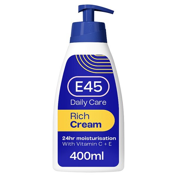 E45 Rich 24 Hour Cream with Pump 400ml