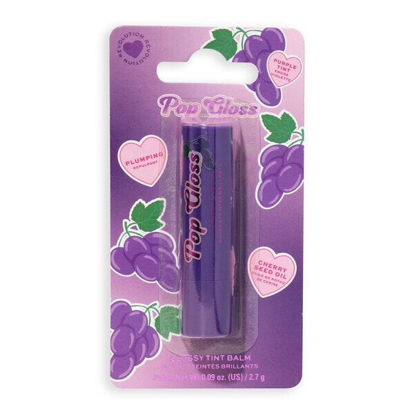 I Heart Revolution Pop Gloss Balm Plum Purple