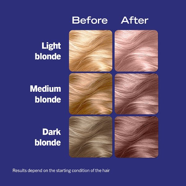 LIVE Lightener + Twist Permanent Pink Hair Dye Cool Rosé