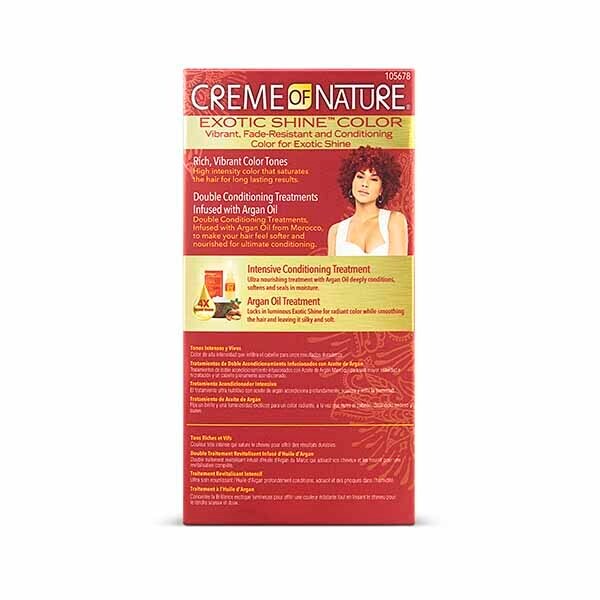 Crème Of Nature Exotic Shine Hair Color 7.6 Intense Red