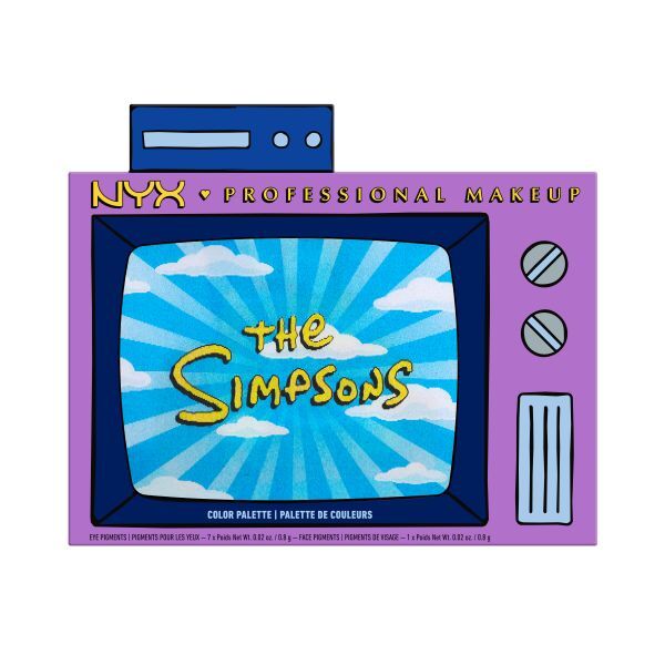 Nyx Professional Makeup X The Simpsons Family Eyeshadow Palette