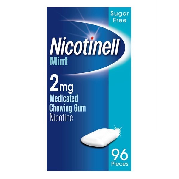 Nicotinell Mint 2mg Medicated Chewing Gum 96pcs