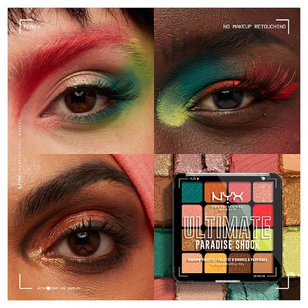 NYX Professional Makeup Ultimate Shadow Palette - Paradise Shock