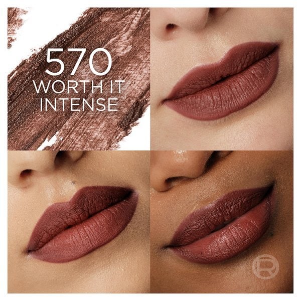 L'oreal Paris Blurfiller Lip Contour Lip Liner 570 Worth It Intense