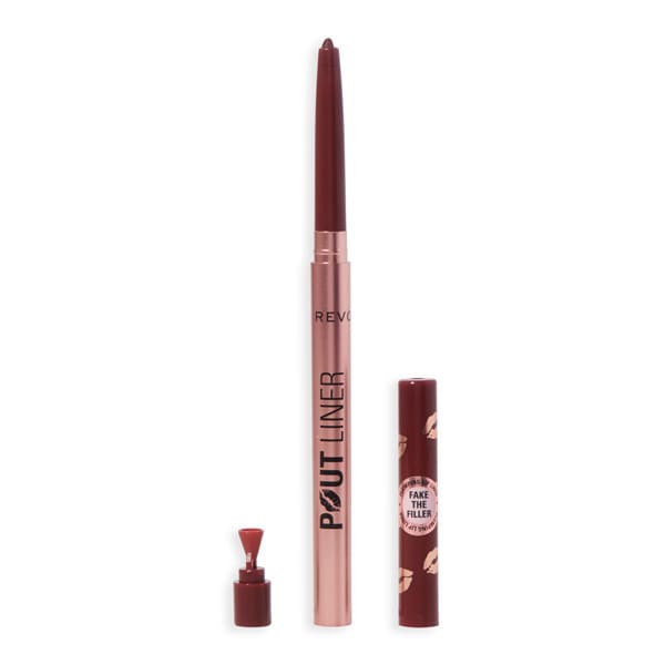 Revolution Pout Bomb Plumping Lip Liner Cookie Warm Brown