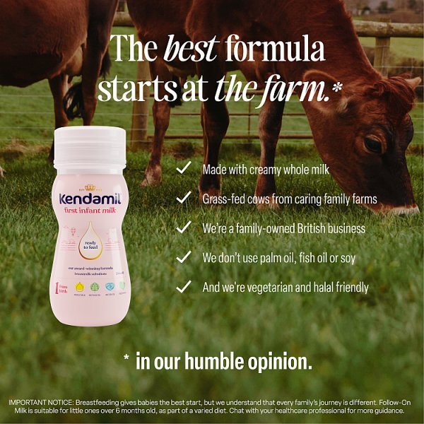 Kendamil First Infant Milk Ready To Feed From Birth 250Ml