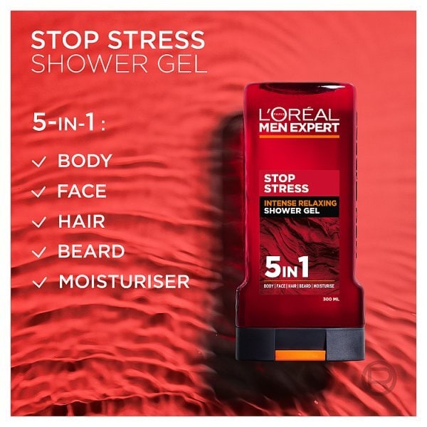 L'Oreal Paris Men Expert Stress Resist Shower Gel 300ml