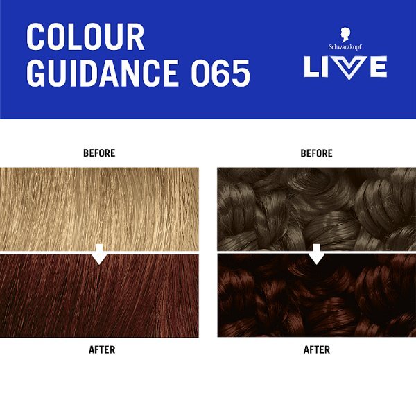 Schwarzkopf Live 065 Spicy Rum Semi-Perm Hair Dye
