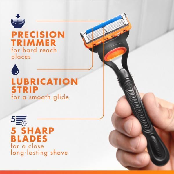 Gillette Fusion Handle + 4 Blades