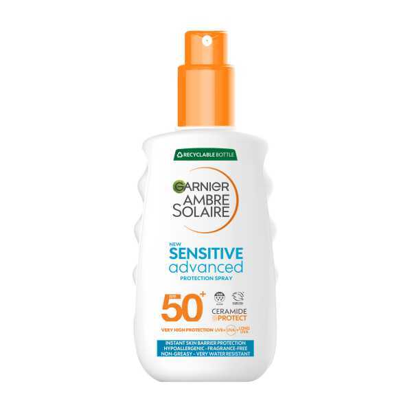 Ambre Solaire Sensitive Sun Cream Spray SPF50+ 200ml