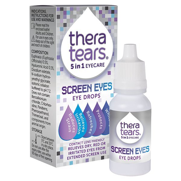 Thera Tears 5 In 1 Screen Eyes Eye Drops 10ml