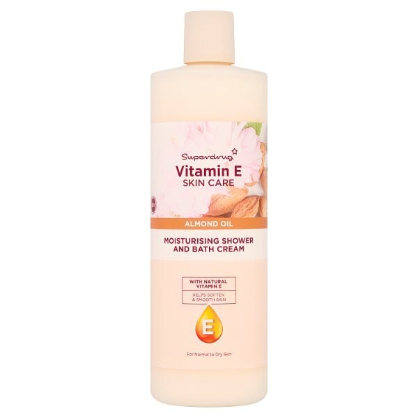 Superdrug Vitamin E & Almond Showergel & Bath Soak 500ml
