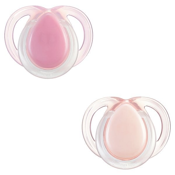 Tommee Tippee Closer to Nature Night Soother 0-6m (2 pack)
