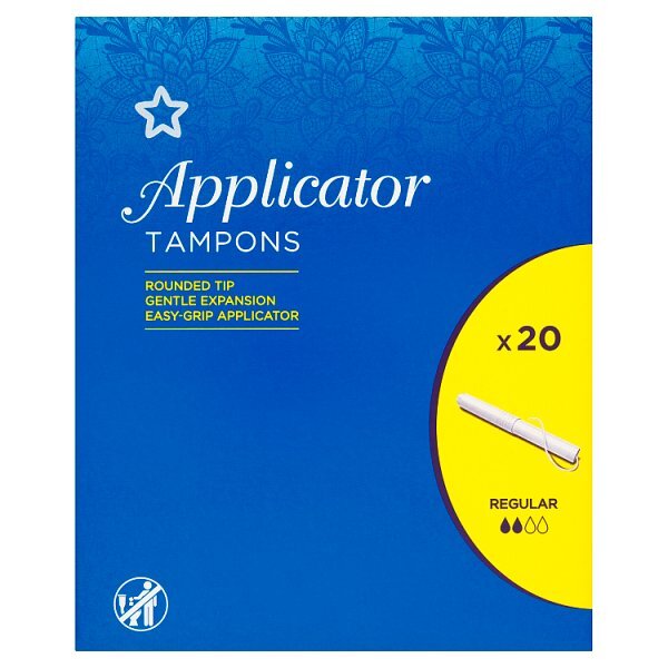 Superdrug Regular Applicator Tampons x 20