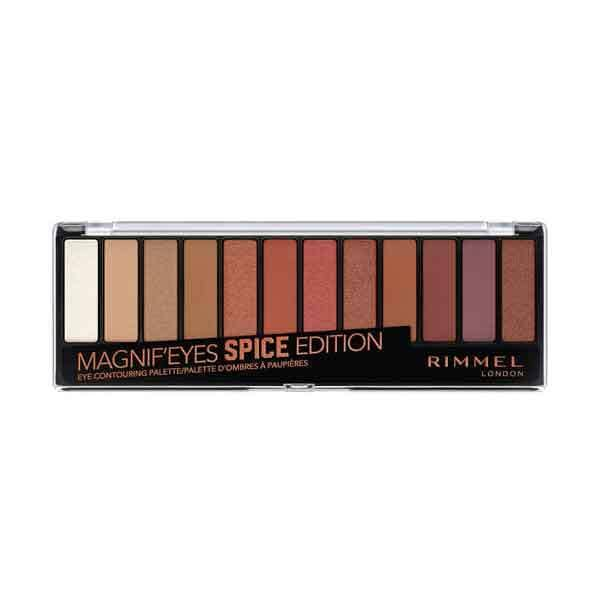 Rimmel Magnif'eyes 12 Pan Eyeshadow Palette, Spice Edition