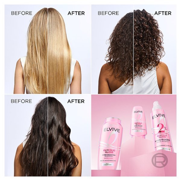 L'Oréal Paris Elvive Glycolic Gloss Shampoo 400ml