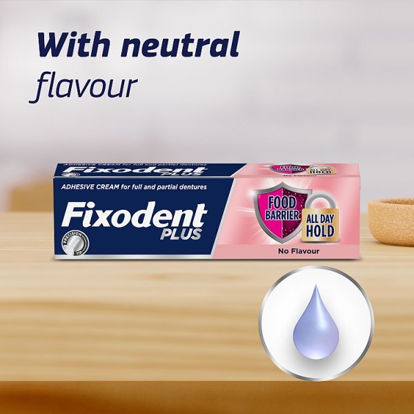 Fixodent Plus Food Seal Denture Adhesive 40ml