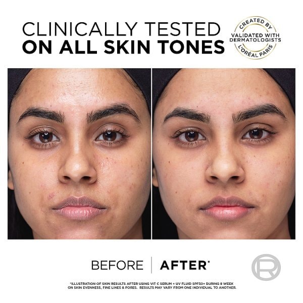 L'Oréal Paris 12% Vitamin C Serum & SPF 50 UV Fluid Duo 50ml