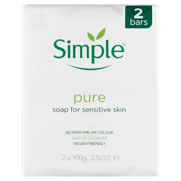 Simple Pure Soap 100g x2