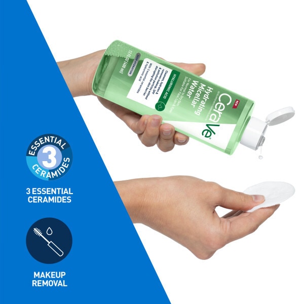 CeraVe Hydrating Micellar Water 24hr Hydration, Hyaluronic Acid 400ml