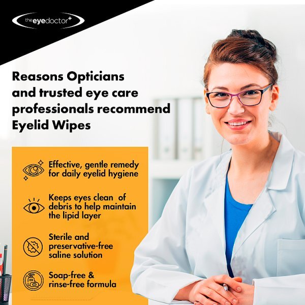 The Eye Doctor Eye Lid Wipes - 40'S Pack