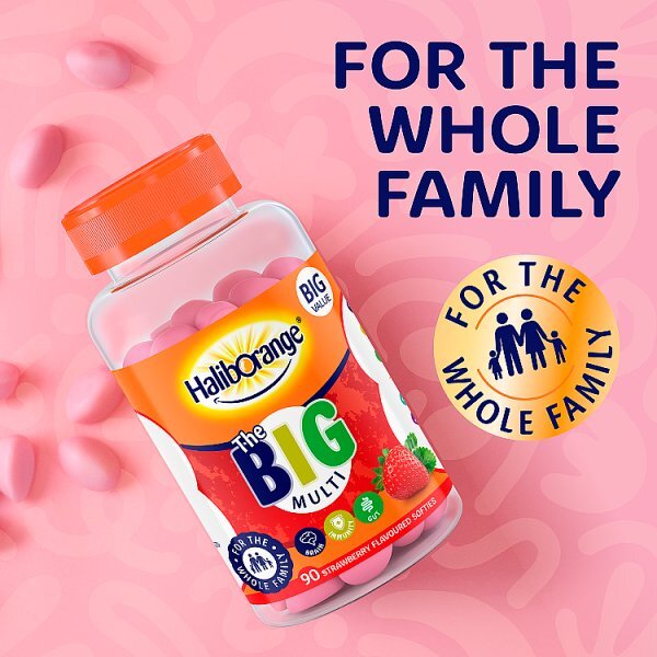 Haliborange Brain Immunity Gut Strawberry - 90 Softies