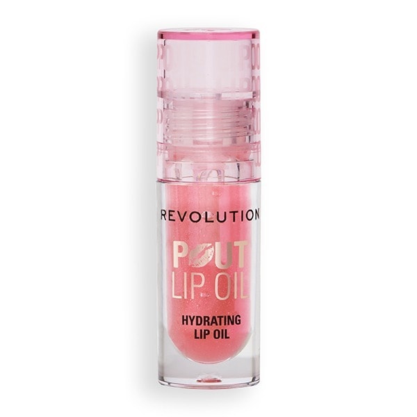 Revolution Pout Lip Oil Glam Pink Shimmer