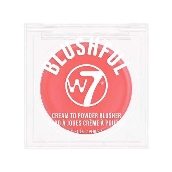 W7 Blushful - Cream To Powder Blusher 6G - Fiery