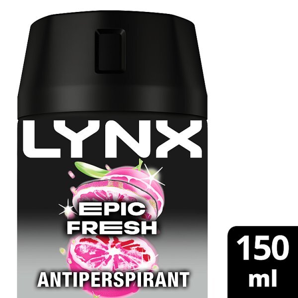 DNR Lynx Antiperspirant Deodorant Aerosol Epic Fresh 150ml