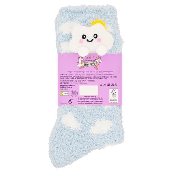 Superdrug Fantasy Cloud Cosy Socks