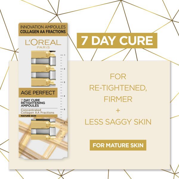 L'Oreal Paris Age Perfect Collagen Retightening Ampoules x7