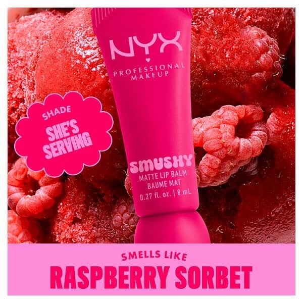 NYX Professional Makeup Smushy Matte Lip Balm Shes Serving