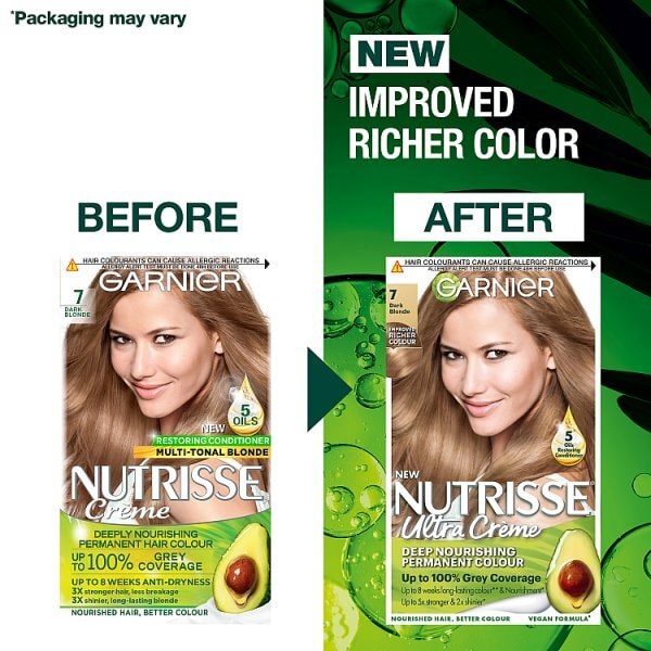 Garnier Nutrisse Permanent Hair Dye Dark Blonde 7