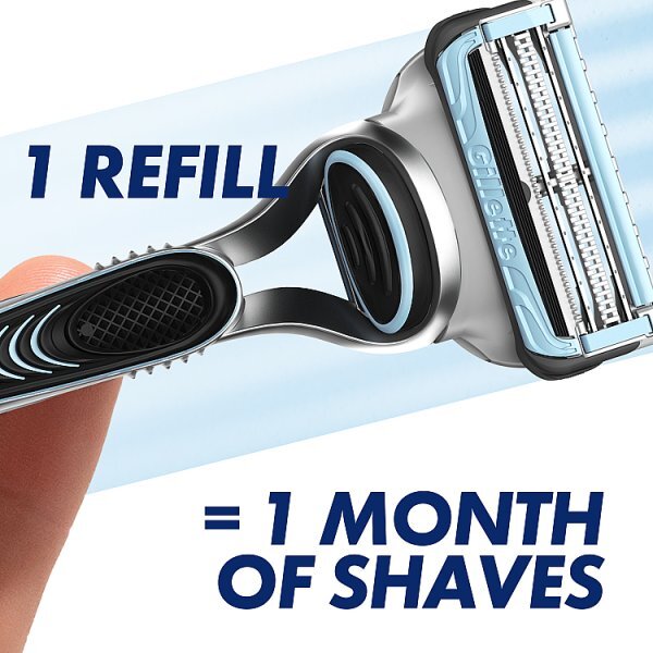 Gillette SkinGuard Sensitive Razor Blade Refills Aloe x4