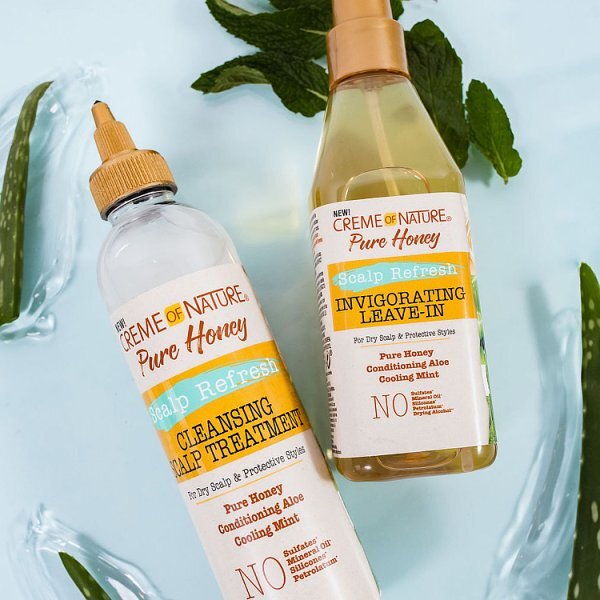 Creme of Nature Pure Honey Scalp Refresh Cleansing Treatment 236.5ml