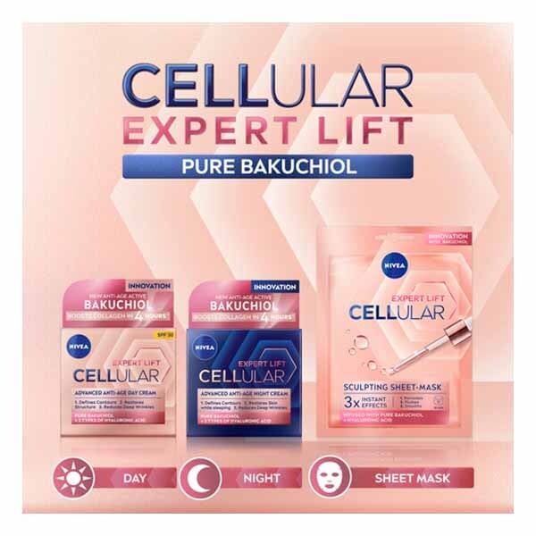 NIVEA Cellular Anti-Age Sculpting Sheet Mask with Bakuchiol