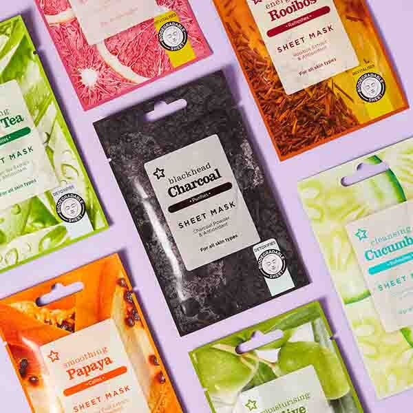 Superdrug Party Pack 7 Day Sheet Masks