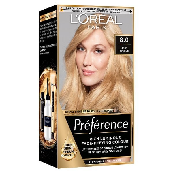 Preference Infinia 8 California Natural Mid Blonde Hair Dye