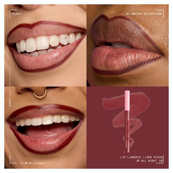 NYX Professional Makeup Lip Lingerie Liner Stain Up Allnight
