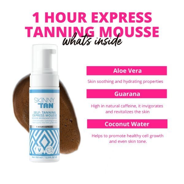 Skinny Tan Mousse 1 Hour Express 150Ml