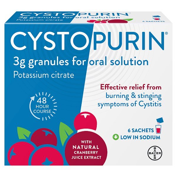 Cystopurin 3g Granules for Oral with Cranberry 6 Sachets